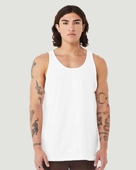 BELLA + CANVAS Unisex Tank Top Medium 3480CVC airlume jersey lot of 3 white new