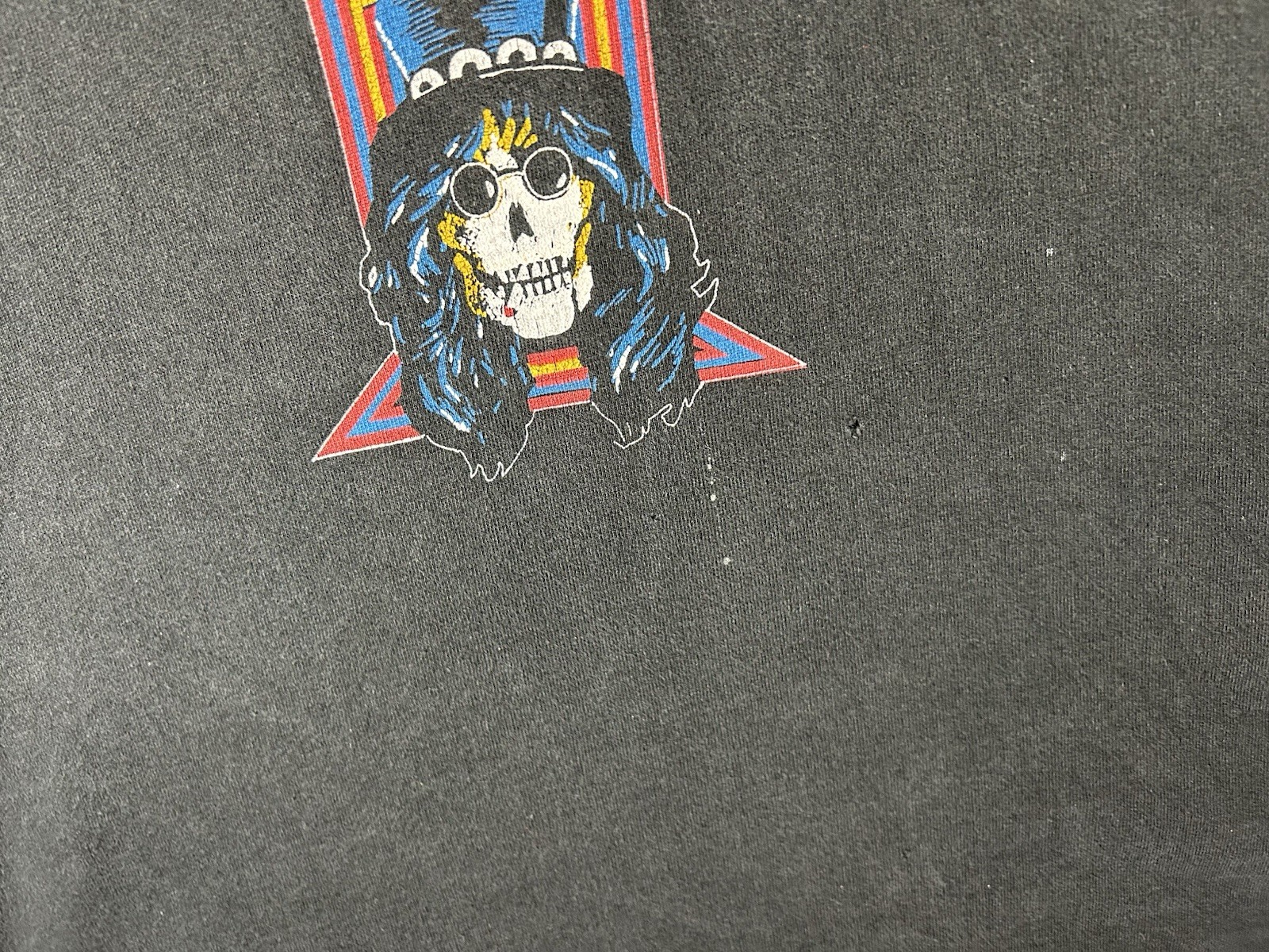VINTAGE RARE GUNS N ROSES APPETITE FOR DESTRUCTION T-SHIRT USED NO SIZE TAG! gallery