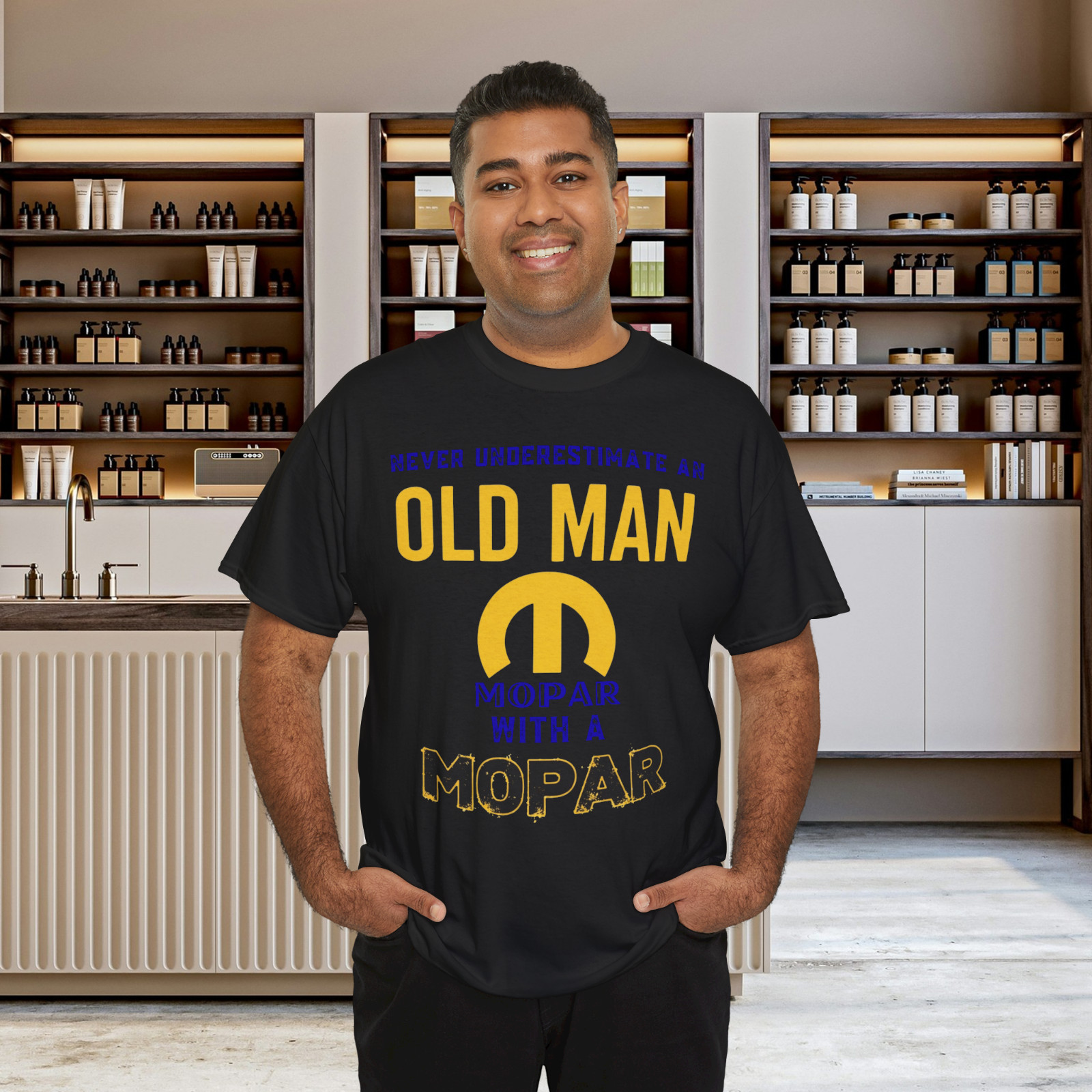 Never Underestimate An Old Man With A Mopar Class T-Shirt gallery