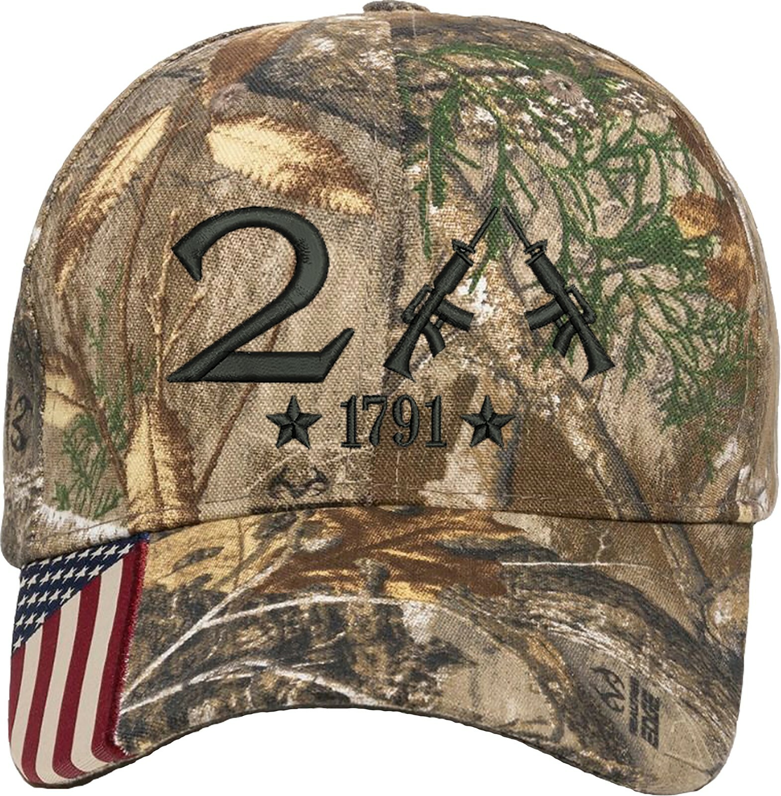 Only 2nd Amendment 1791 Guns Embroidered One Size Fits All Baseball Hats gallery