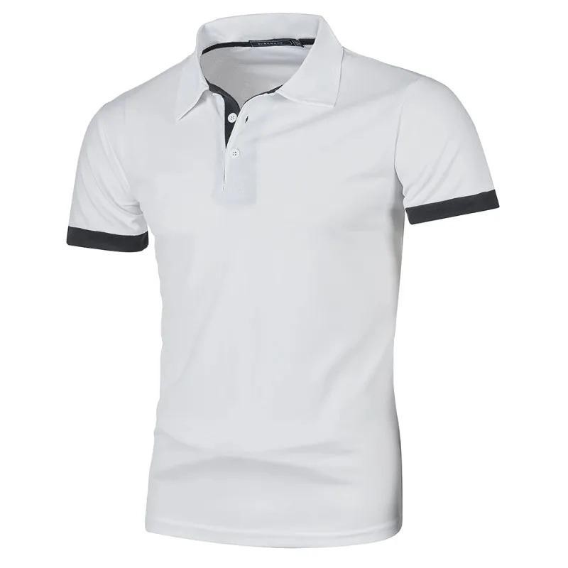 Summer Mens Short Sleeve Polo Shirts Lightweight Lapel Streetwear Breathable . gallery
