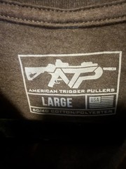AMERICAN TRIGGER PULLERS AIRBORNE RANGERS BROWN MENS LARGE