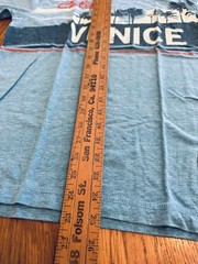 Old Navy “The Breakwater Venice Beach Calif” Blue T-Shirt Size S Heritage Surf