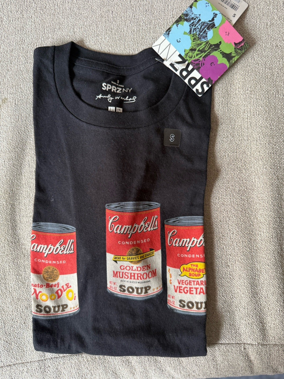 Uniqlo SPRZ NY x Andy Warhol T-Shirt Campbell Soup Logo Size Small (E273) gallery