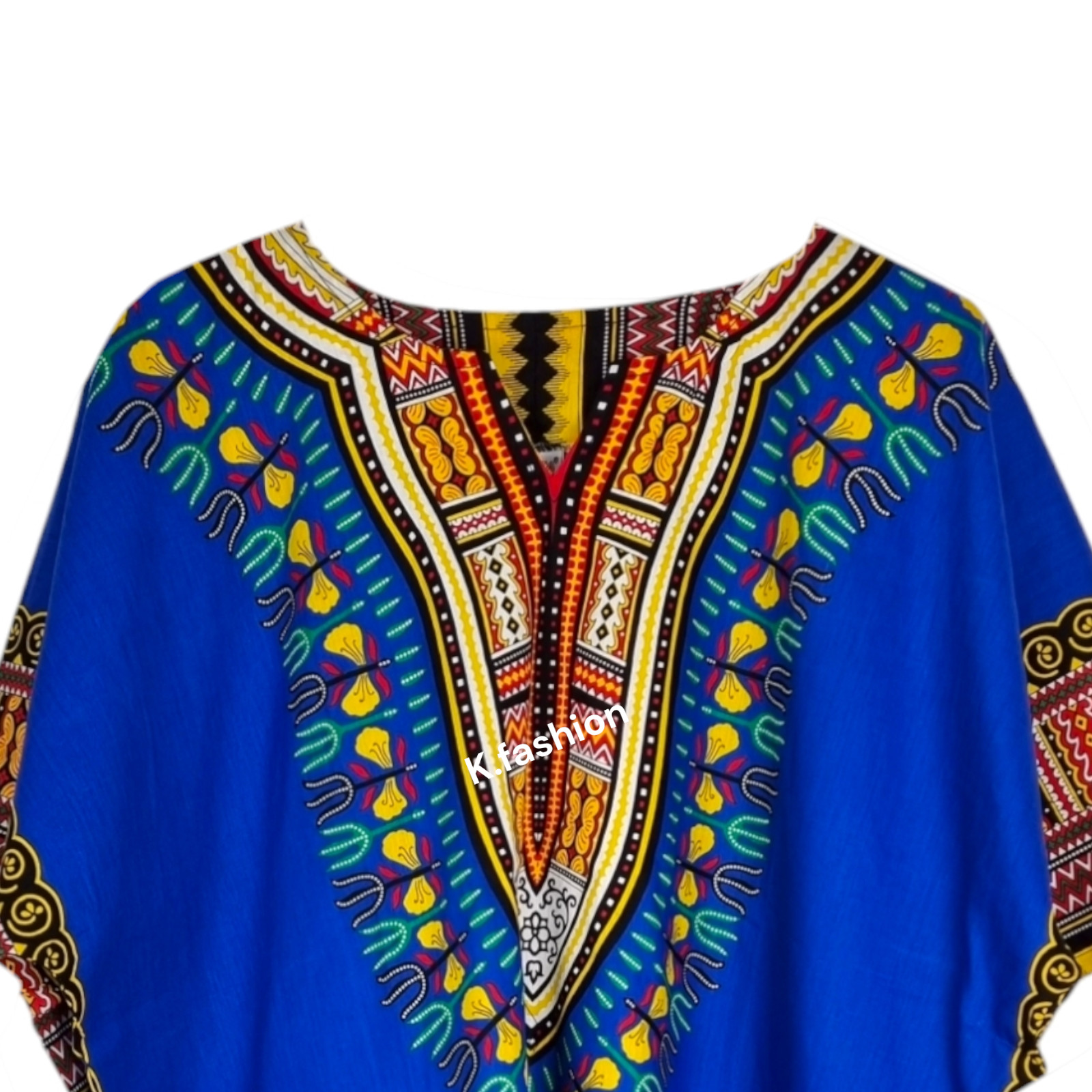 100% COTTON Unisex Dashiki Africa Tribal Print Festival Kaftans Shirt Blouse Top gallery