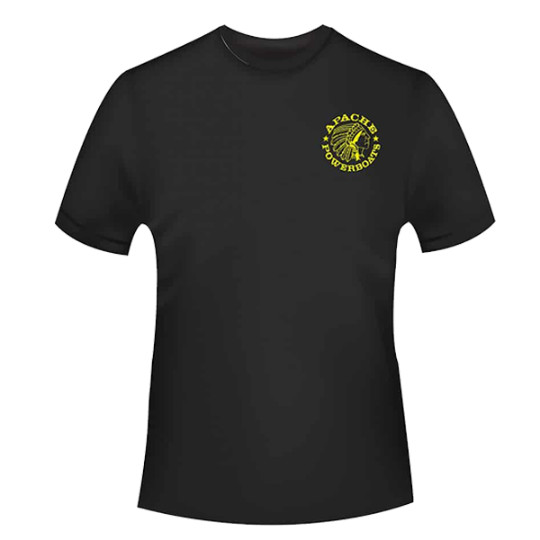 Represent ‘n Apache® Monochromatic Logo T-Shirt | Black