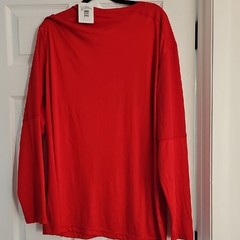 Chicago Blackhawks Red Graphic Long Sleeve Shirt 2XL