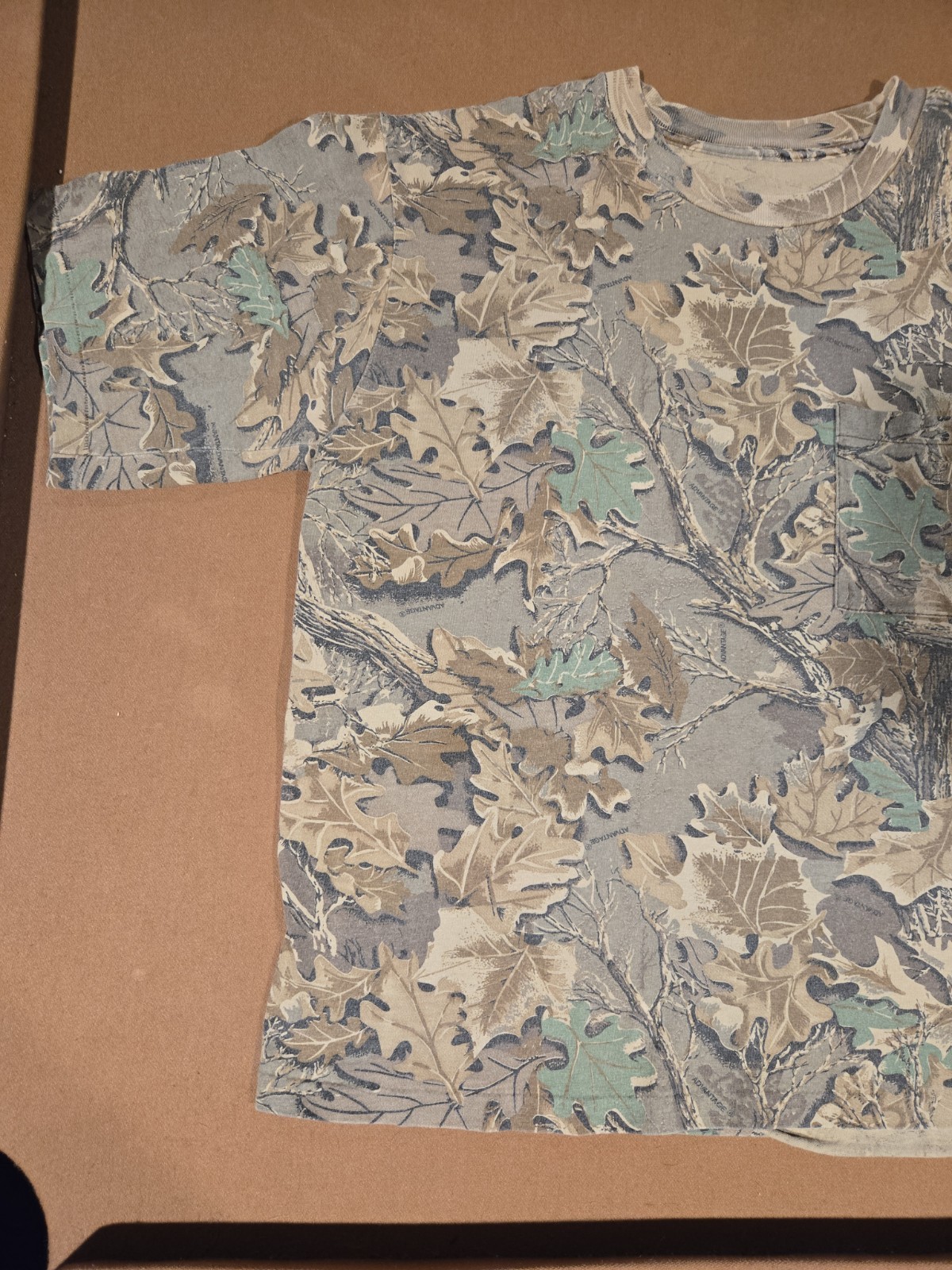 VTG Walls Realtree Camouflage Pocket T-Shirt Mens 2XL Made in USA Single Stitch gallery