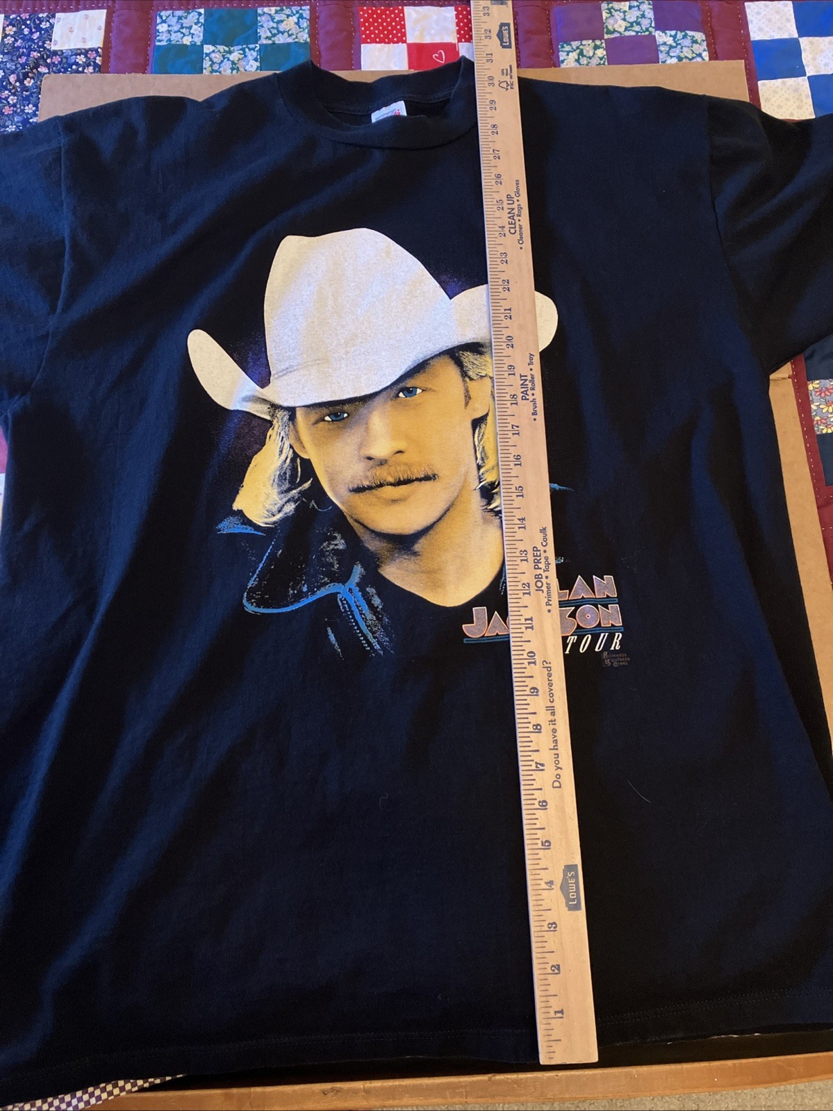 Alan Jackson Don’t Rock The Jukebox Vtg 1992 Tour Shirt XXL Jerzees Made in USA gallery
