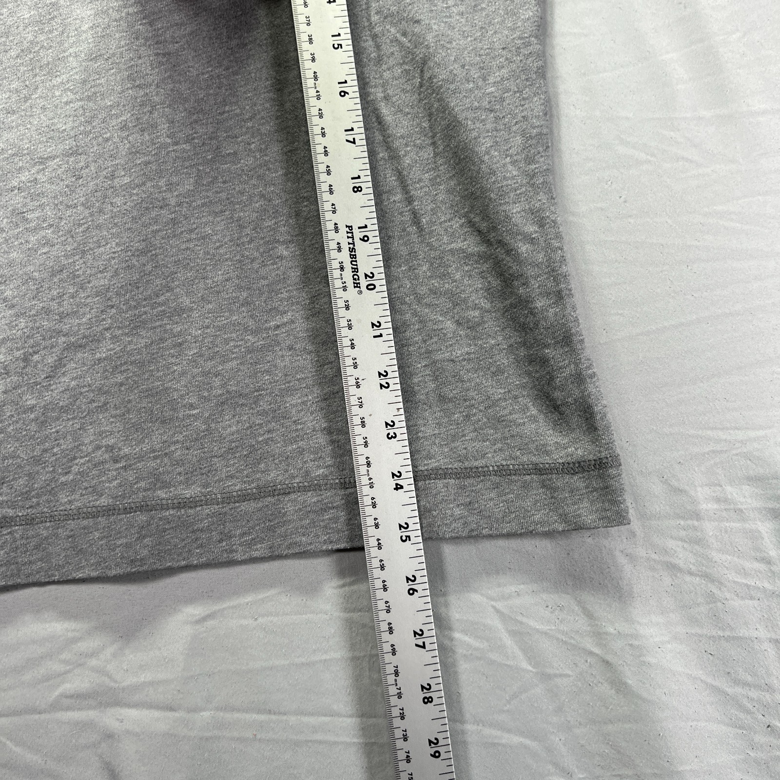 Abercrombie & Fitch Shirt Mens Small Gray Long Sleeve Muscle Fit Moose Skate Y2K gallery