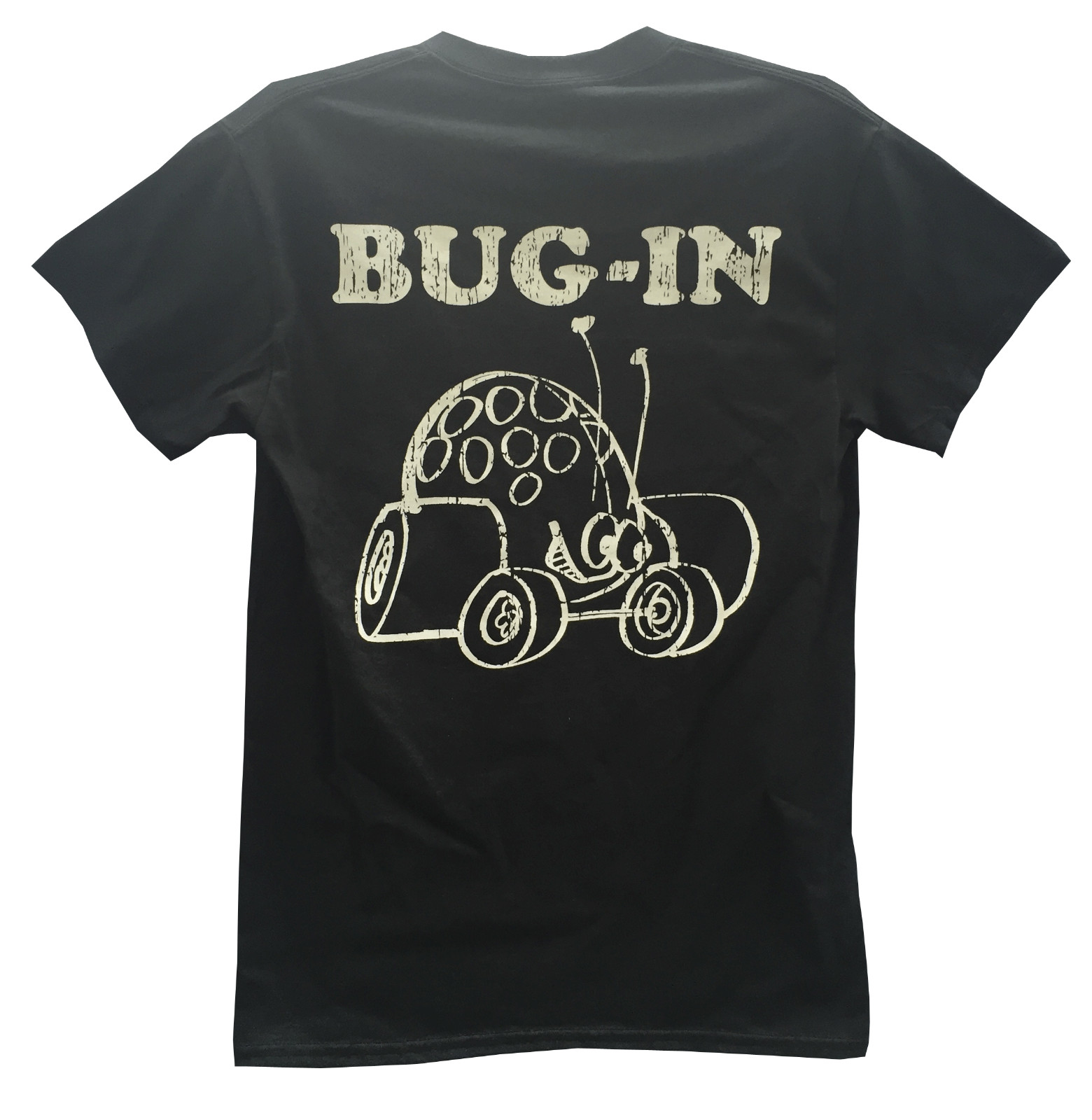 BUG-IN “Stressed” Logo T-Shirt – Volkswagen – VW – Air Cooled – Cal Look