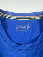 Smartwool Shirt Mens Extra Large Blue Merino 150 Long Sleeve Baselayer Outdoor