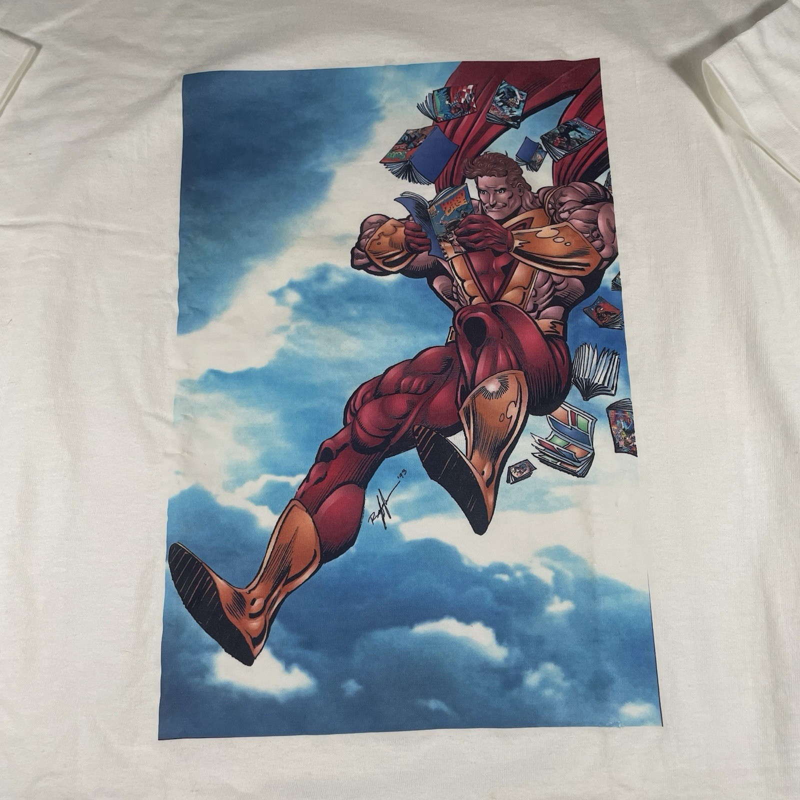 Vtg 90s Ultraverse Comics T Shirt L Hanes Graphic Single Stitch Origins Malibu gallery