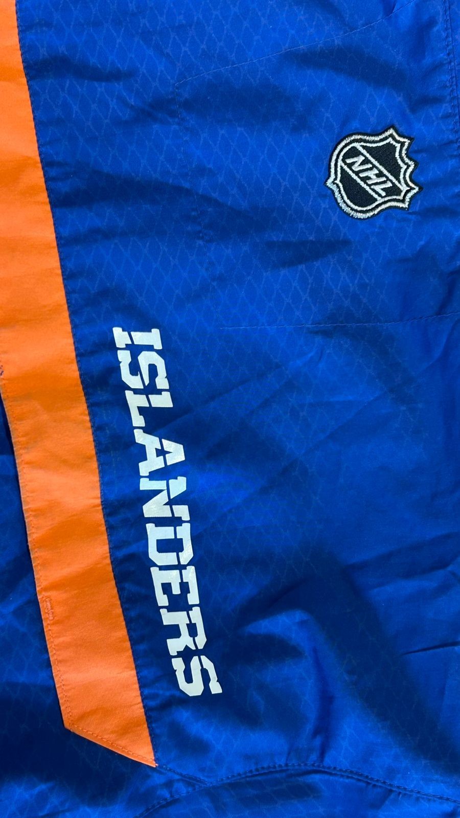 Reebok NY Islanders NHL Jacket Mens (M) Center Ice Kinetic Fit 1/4 Zip Vintage gallery
