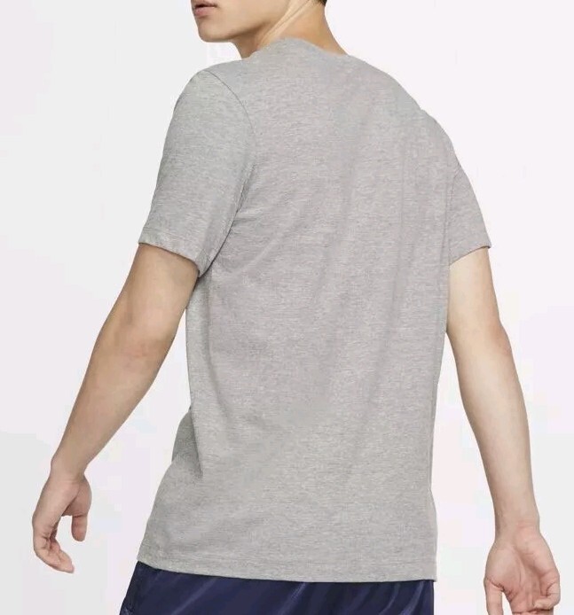 NWT JORDAN JUMPMAN ICON T SHIRT CJ0921-091 MENS LARGE HEATHER GREY NIKE AIR MAX gallery
