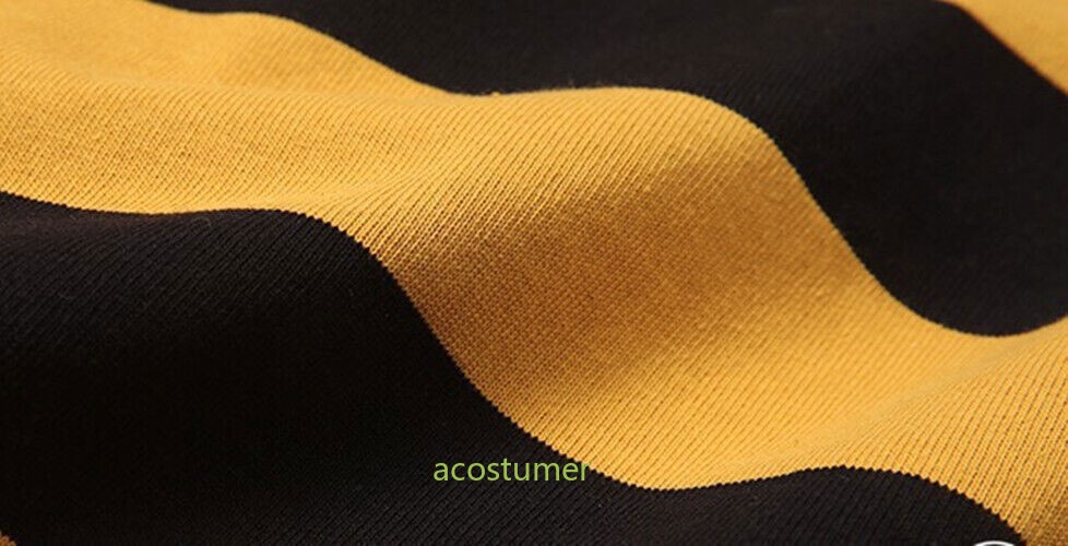 BOB DONG Men's Prisoner Retro Striped T-Shirt Crew Neck 330G Cotton Casual Shirt gallery