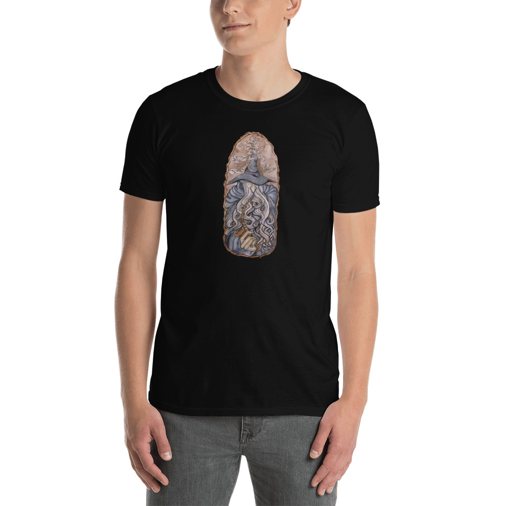 SMOKING GANDALF, HOBBIT, LORD OF THE RINGS, PRINTED T-SHIRT gallery