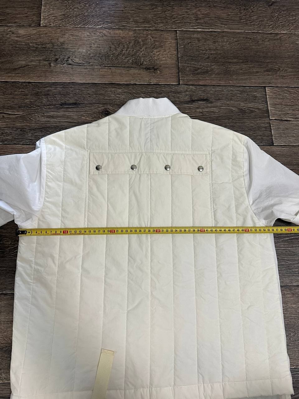 Diesel black gold Zip Shirt White quilted men large Y2K Japanese style gallery