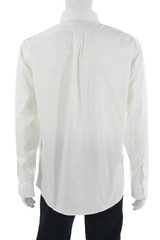 Brooks Brothers Mens Supima Point Collar Dress Shirt White Size L