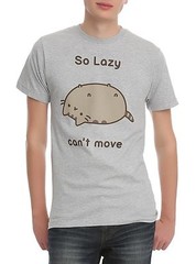 Pusheen The Cat 3 Shirt Bundle SO LAZY – PIZZA BOX – I LOVE KITTIES T-Shirt NWT