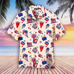Mens Button Down Gothic Melting Skull Ice Cream Cone Creepy Novelty Goth Shirt