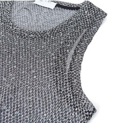 Glitter Sheer See Through Fishnet Tank Top for Men Sexy Mesh Vest Grey