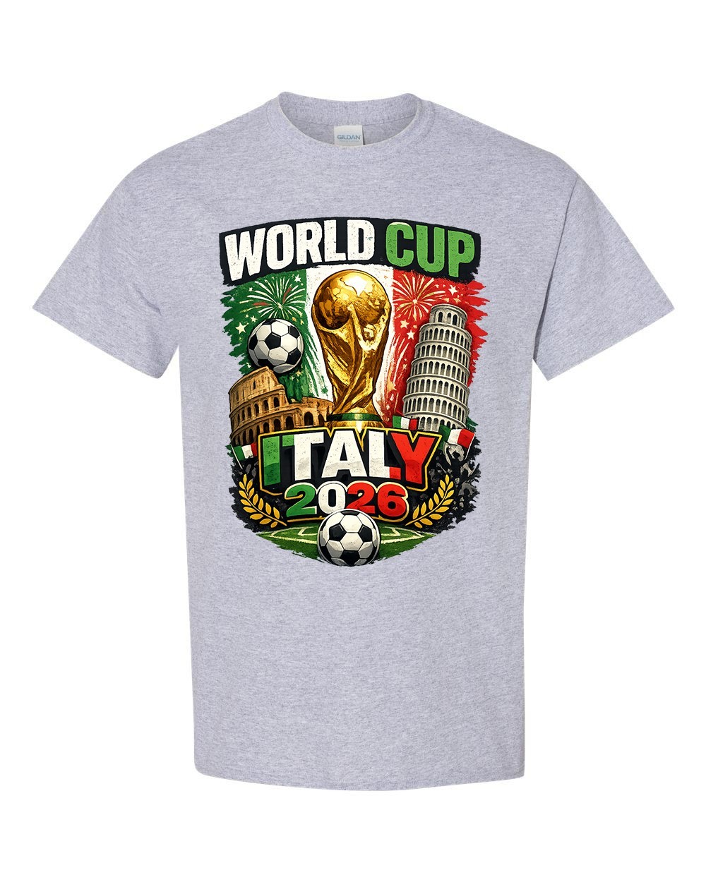 Italy Soccer 2026 World Cup Style Unisex T-Shirt German Fan Shirt Football gallery