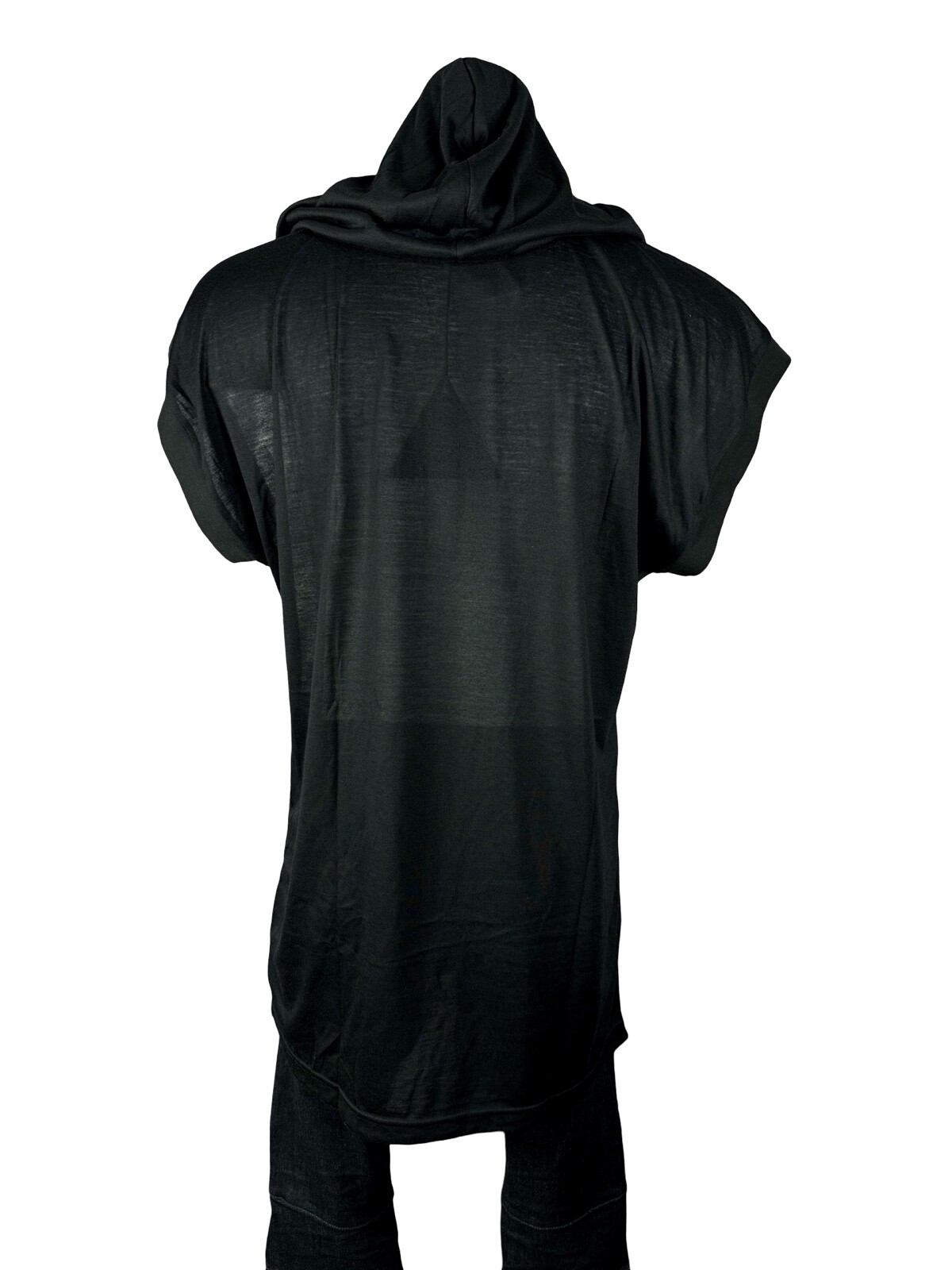 Widow by Lip Service Goth Cult Occult Shaman Ritual Hood Long T Shirt gallery
