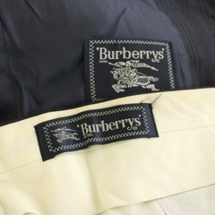 Burberrys Single Suit Setup Jacket & Striped Pants Tailored 2piece Men