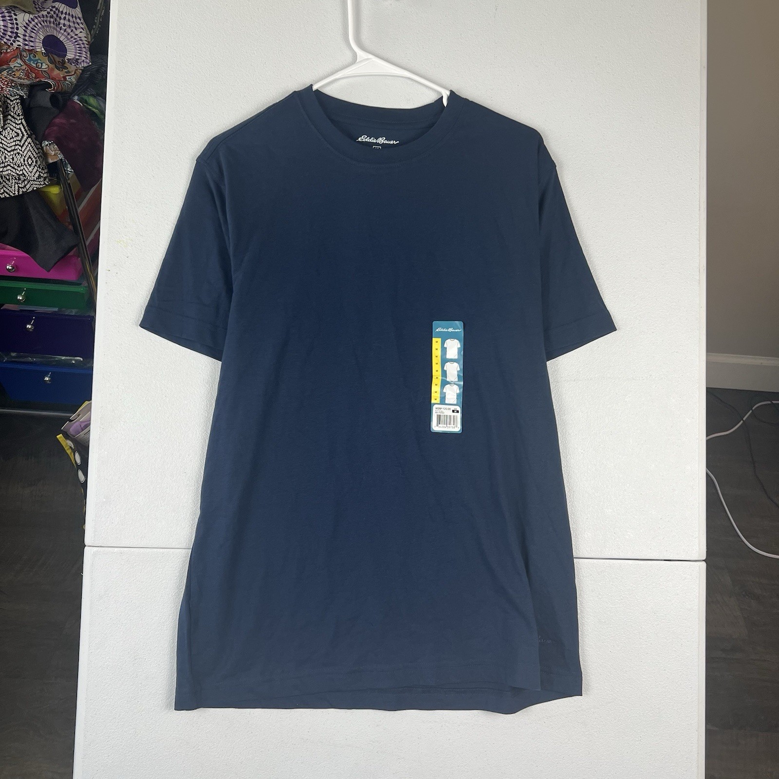 Eddie Bauer Short Sleeve T-Shirt Mens M Medium Dark Blue New With Tags gallery