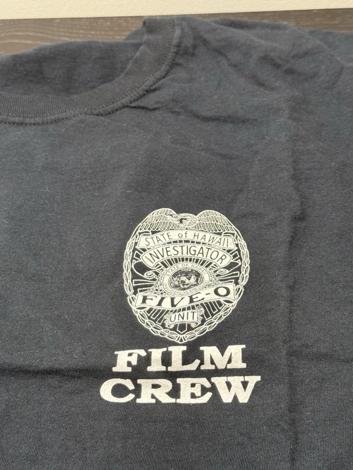 Hawaii Five-O Cast And Crew Film crew Mens Size Large Filmed In Hawaii Shirt gallery