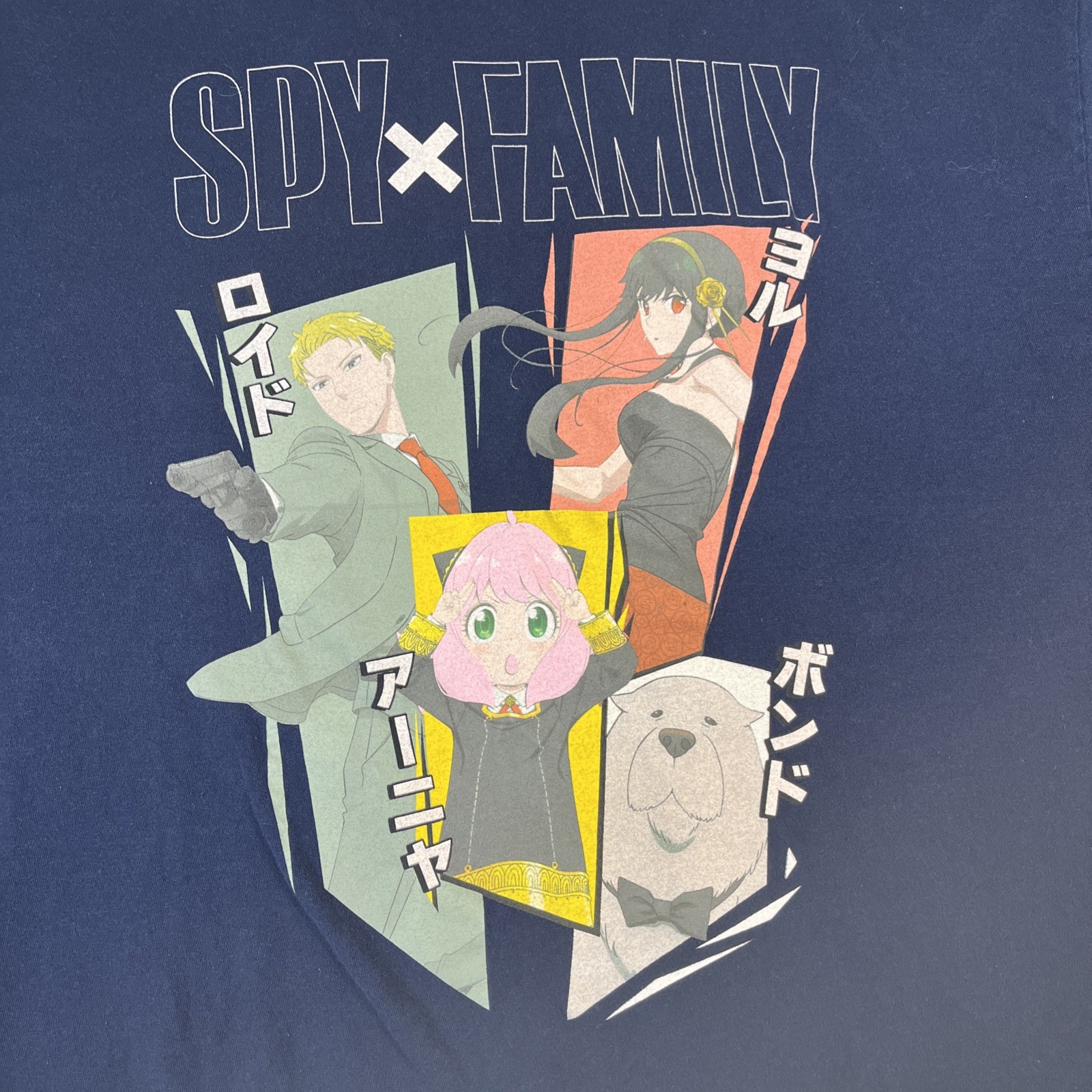 TOHO Crunchyroll SPYxFAMILY Size 3X-Large Short Sleeve T-Short baby Blue Anime gallery