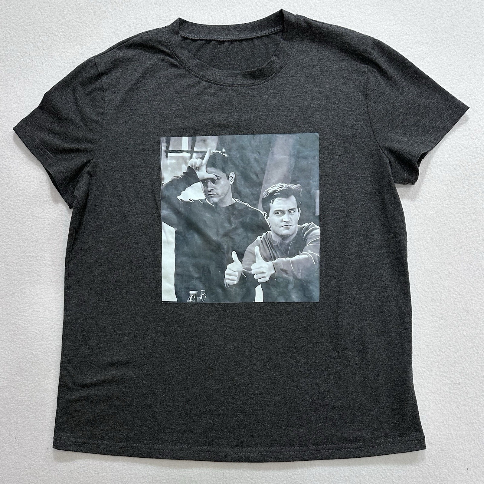 friends tv show t shirt Medium Black