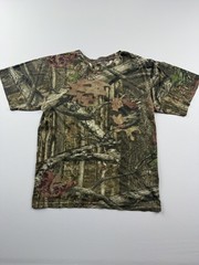 Ranger Shirt Mens Medium Brown Camo Short Sleeve Pocket Tee Hunting Outdoor