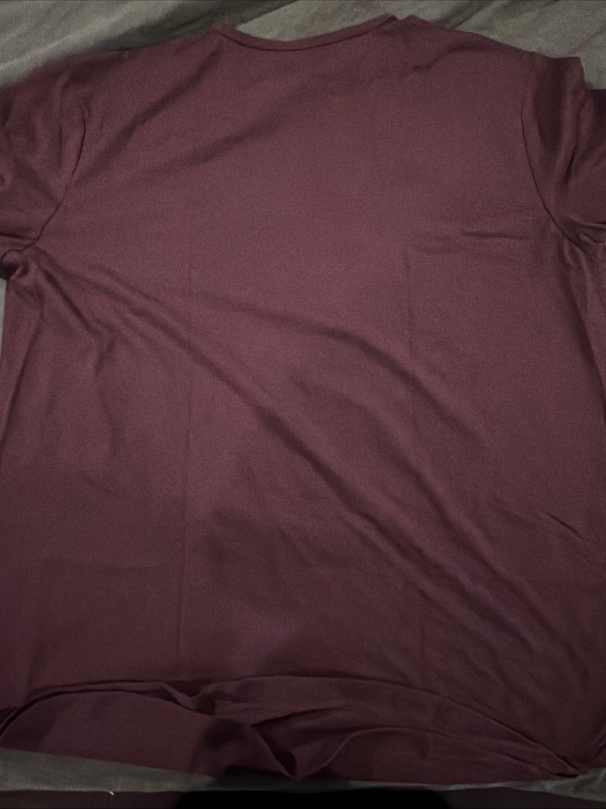 NWOT Cuts AO Men's Trim XL Short Sleeve Crew Curve-Hem Magenta Tee- $54 Retail! gallery