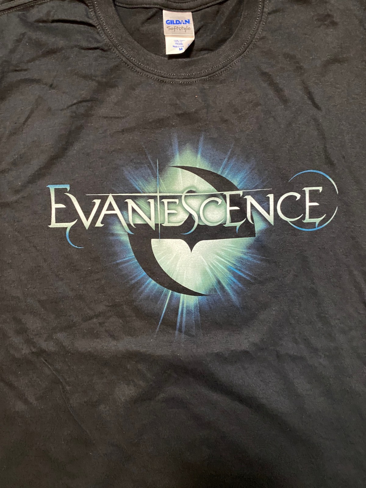 Evanescence Amy Lee 2012 Tour Black Double Sided U.S Dates SZ M-NWOT gallery