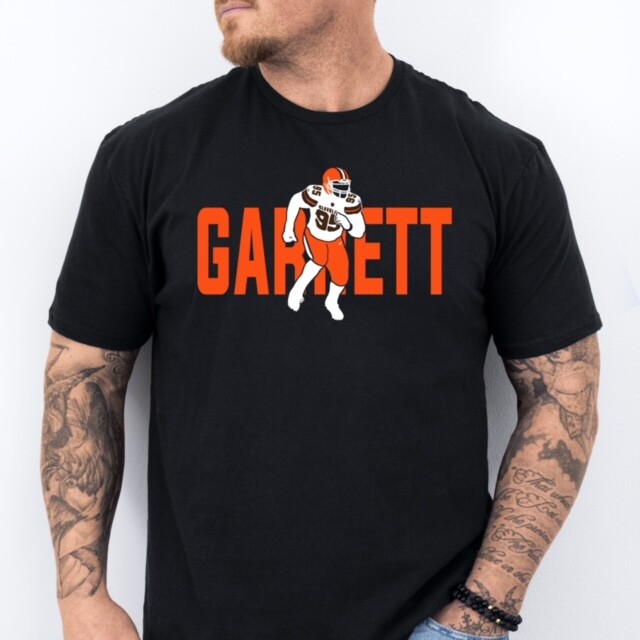 GARRETT 85 | Cleveland Football Soft Ring Spun Pre-Shrunk Cotton T-Shirt
