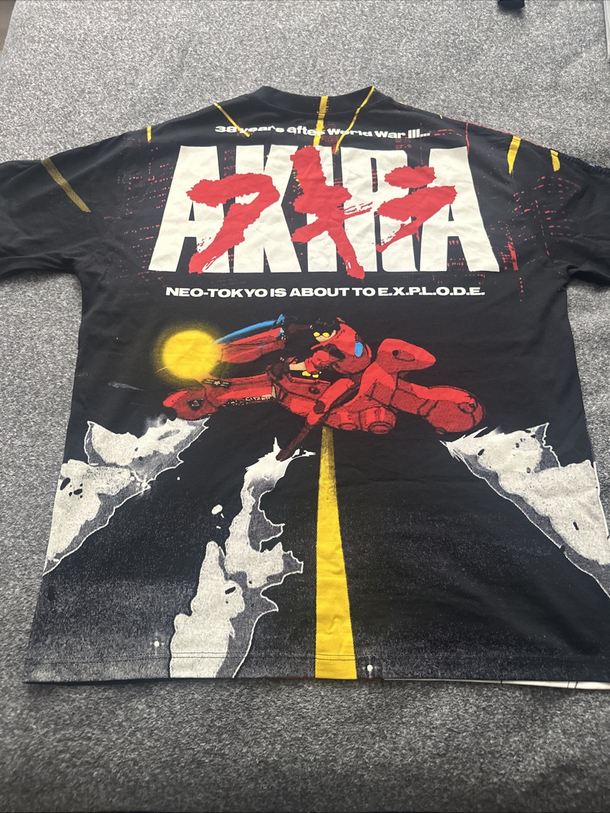 Akira Rucking Fotten All-over Print Tetsuo Shirt Anime Size XL gallery