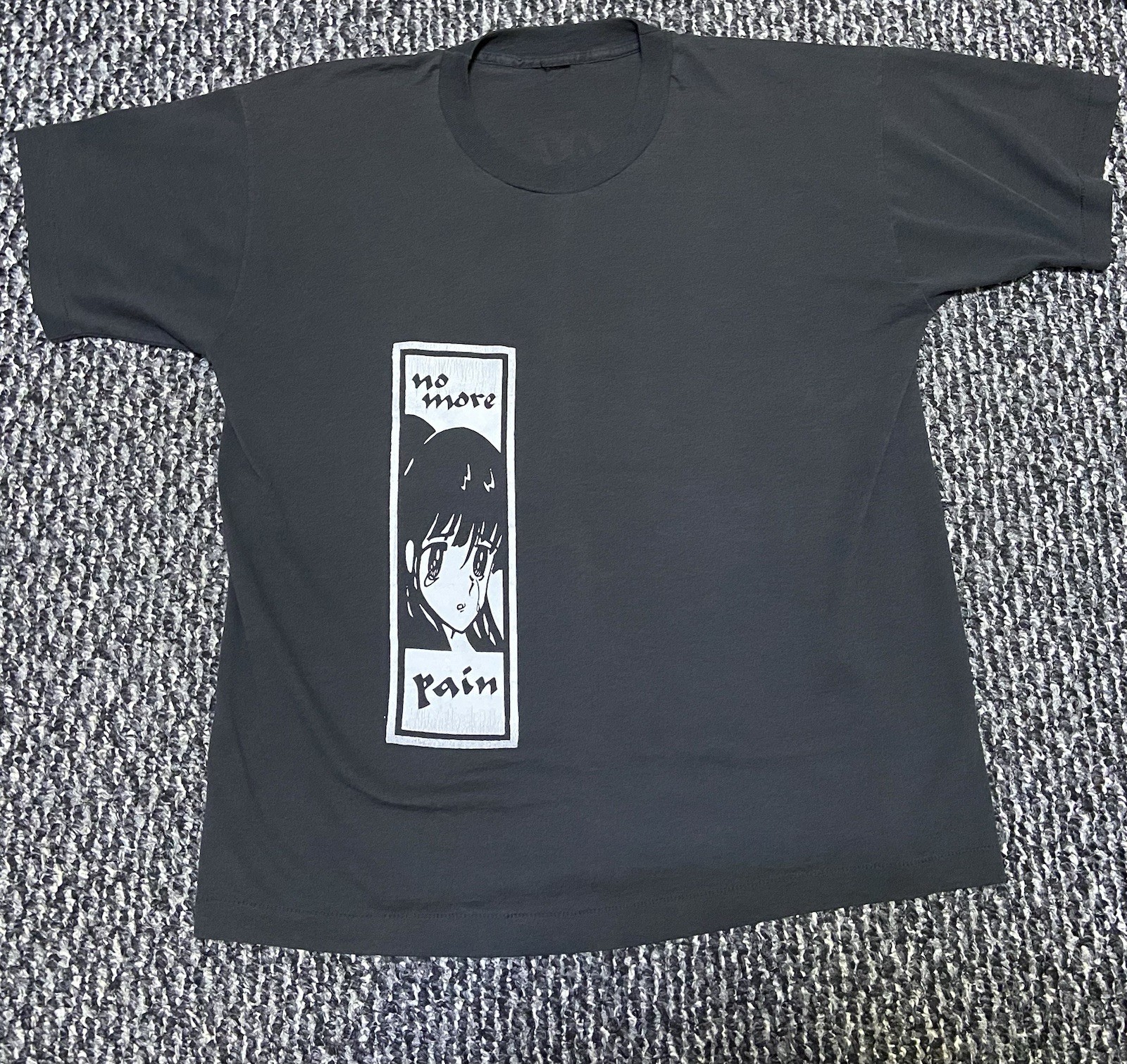 Vintage Strength 691 No More Pain Shirt 1990s NJHC Faded Distressed XL No Tag