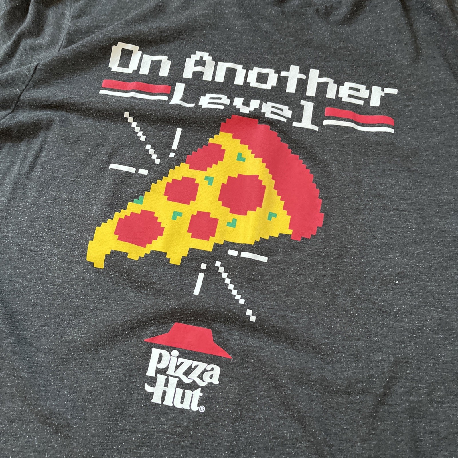 Pizza Hut Official Merchandise T Shirt Size Large L On Another Level Gaming Grey gallery