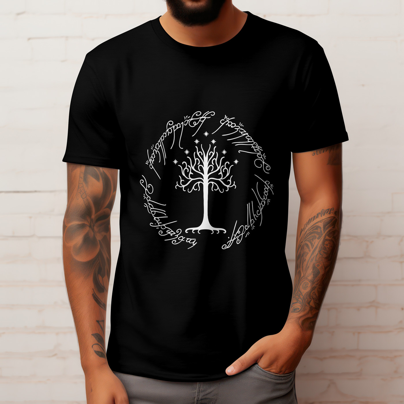 GONDOR TREE LOTR T-Shirt | Lord Of The Rings Tee | Tolkien Gandalf Hobbit Top gallery
