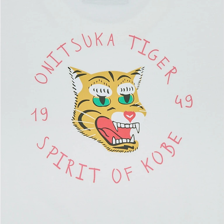 Onitsuka Tiger GRAPHIC TEE 100% Cotton Short Sleeves Simple 2 Colors JAPAN NEW gallery
