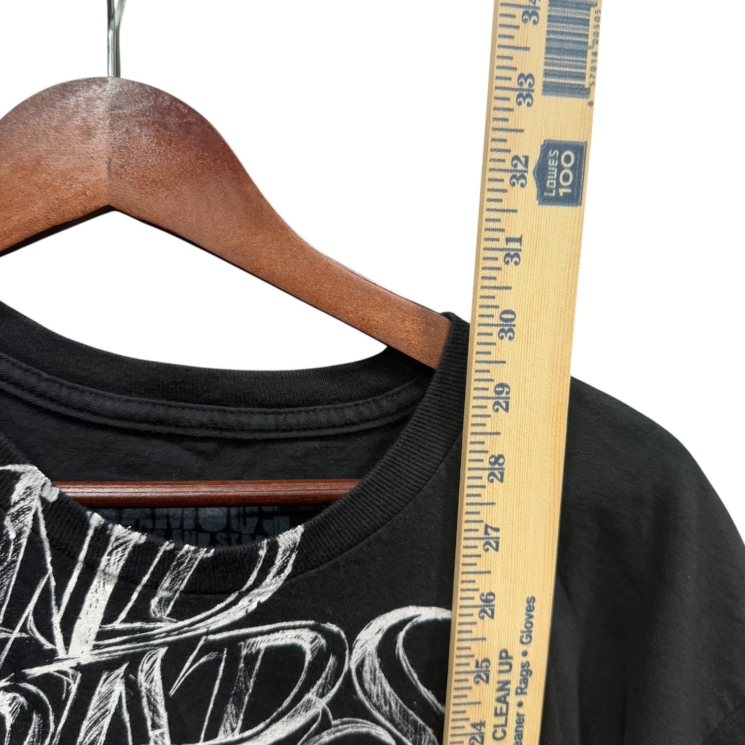 Famous Stars and Straps Mens Large Black Graphic Script Logo T-Shirt Streetwear gallery