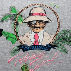 Vintage 80s Panama Jack Original Character Tropical Graphic T-Shirt USA One Size