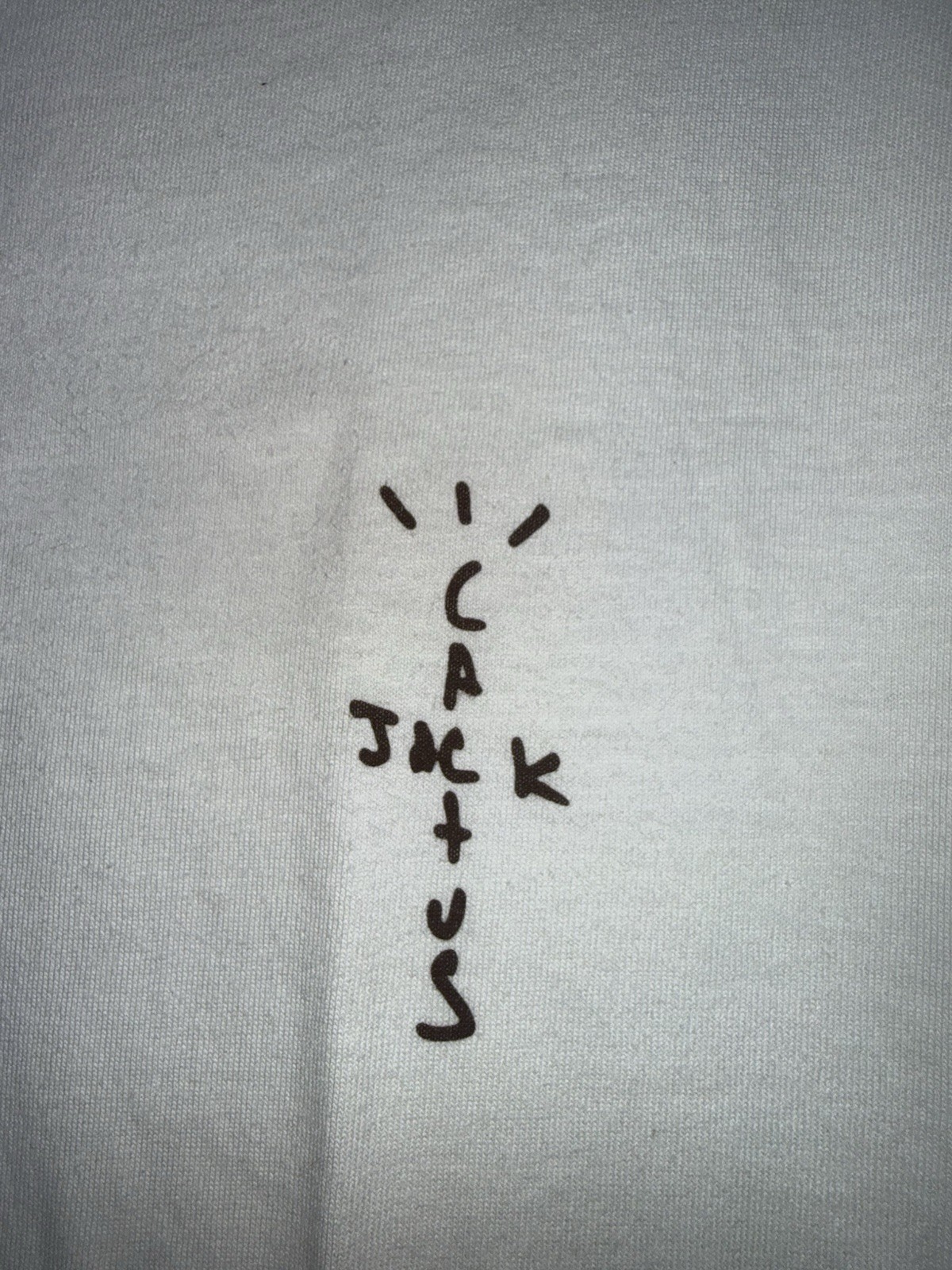 Travis Scott Cactus Jack Plain White Tee gallery