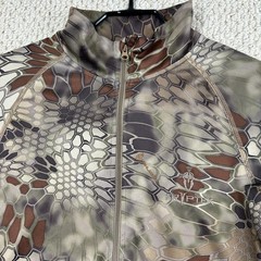 Kryptek Valhalla 1/4 Zip Pullover Mens S Highlander Camouflage Tactical Shirt