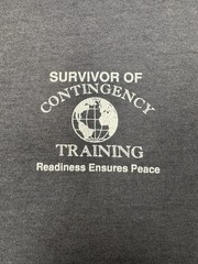 Vintage Military Contingency Training Graphic T Shirt Screen Stars XL 90s