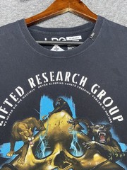 Lifted Research Group Angry Lion Gorilla Black Graphic T-Shirt Men’s XL SEE PIC