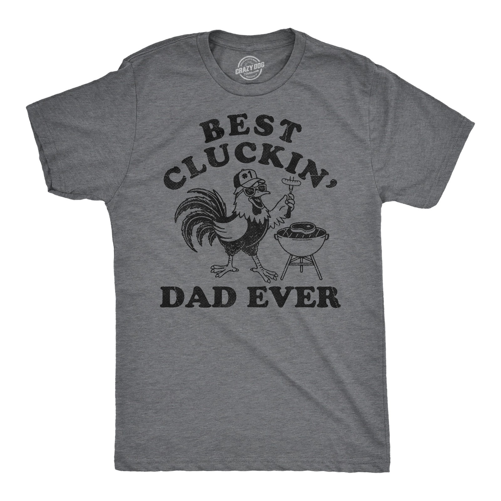 Mens Funny T Shirts Best Cluckin Dad Ever Sarcastic Fathers Day Graphic Novelty gallery
