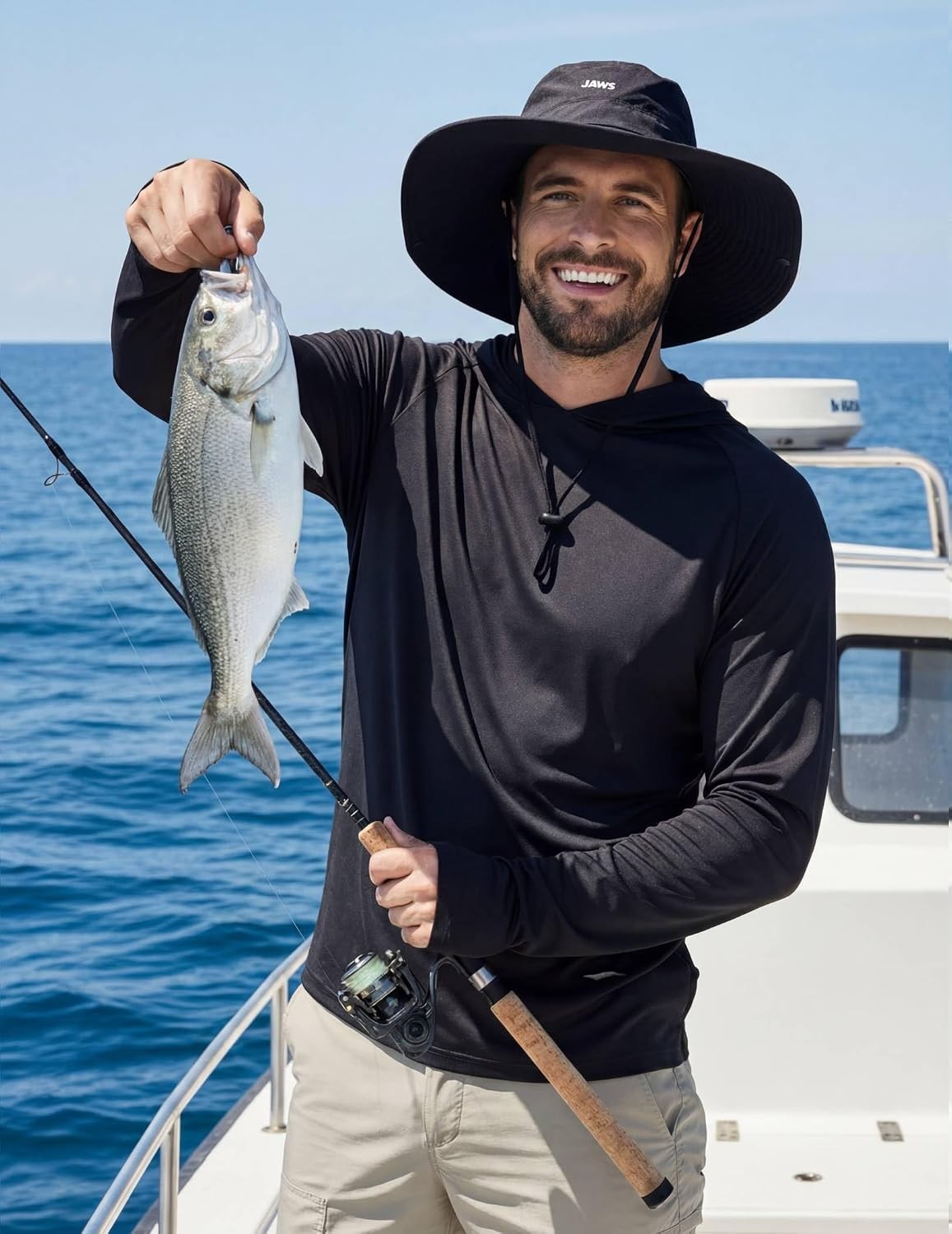 COOFANDY Men's UPF 50+ Sun Shirt Long Sleeve Fishing Shirt UV Protection Hoodie gallery